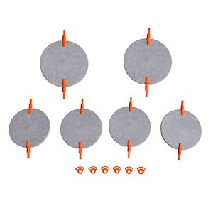  LOT DE 4 VOLETS DE REGLAGE DE DEBIT D'AIR D= 200-160 + 2 VOLETS D= 250 MM - 400x400px